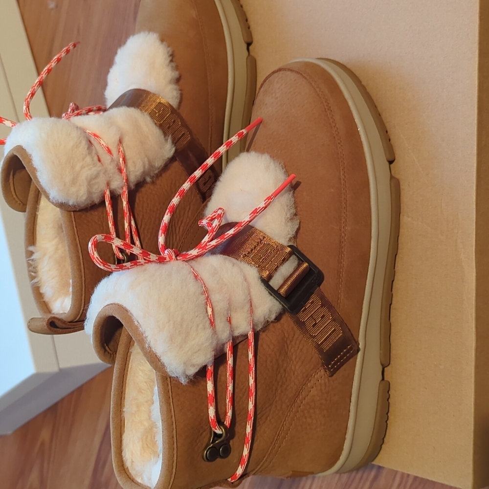 Chestnut UGG Classic Weather Hiker Boots Size 9.5